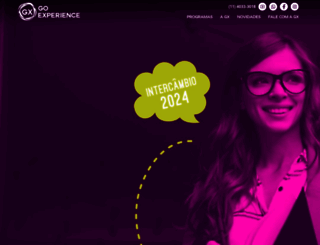 gxintercambio.com.br screenshot