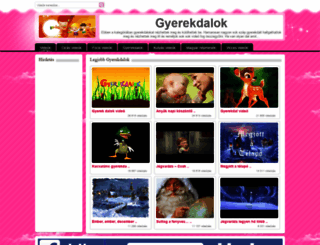 gyerekdalok.videok.cc screenshot