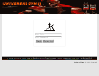 gym2.universalgym.co.in screenshot