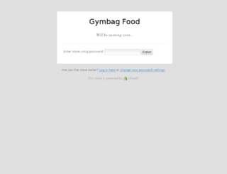 gymbagfood.com screenshot