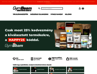 gymbeam.hu screenshot