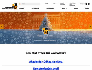 gymhust.cz screenshot