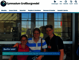 gymnasium-grossburgwedel.de screenshot