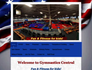 gymnastics-central.com screenshot