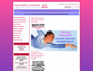 gymnastics-leotards.co.uk screenshot