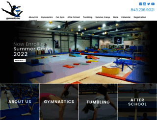 gymnasticsincmyrtlebeach.com screenshot