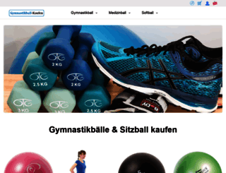 gymnastikball-kaufen.de screenshot