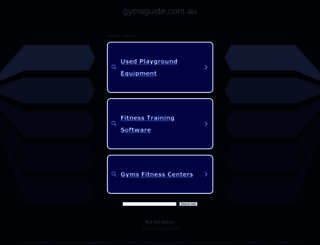 gymsguide.com.au screenshot