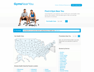 gymsnearyou.com screenshot