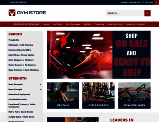 gymstore.com screenshot