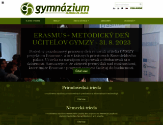 gymza.sk screenshot