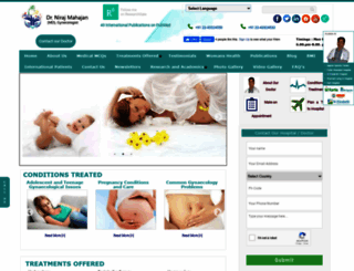 gynecologistmumbai.com screenshot