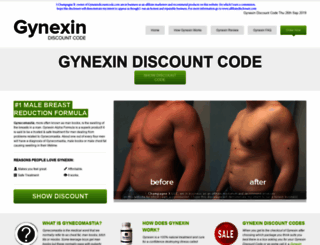 gynexindiscountcode.com screenshot