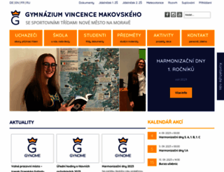 gynome.nmnm.cz screenshot