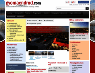 gyomaendrod.com screenshot