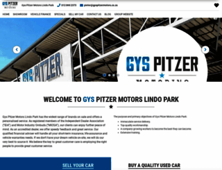 gyspitzermotorslindopark.co.za screenshot