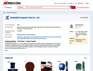 gzhuado.en.made-in-china.com screenshot