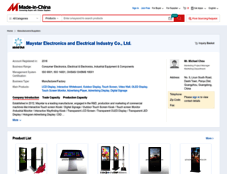 gzmaystar.en.made-in-china.com screenshot