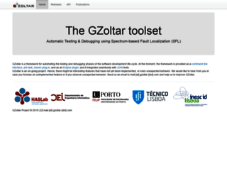 gzoltar.com screenshot