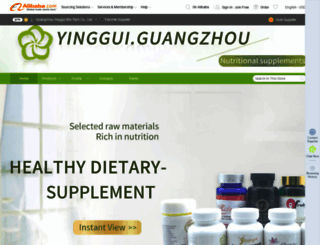 gzorganicgroup.en.alibaba.com screenshot