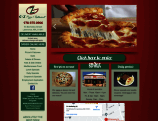 gzpizza.com screenshot