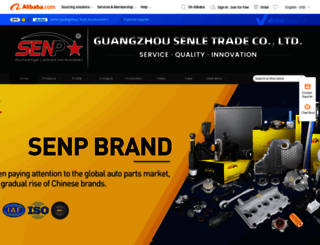 gzsenle.en.alibaba.com screenshot