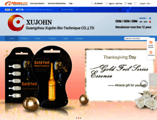 gzxujohn.en.alibaba.com screenshot