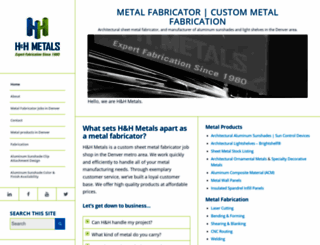 h-hmetals.com screenshot
