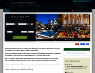 h-top-planamar.hotel-rez.com screenshot