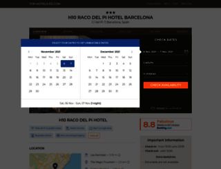 h10-raco-del-pi.barcelona.top-hotels-es.com screenshot