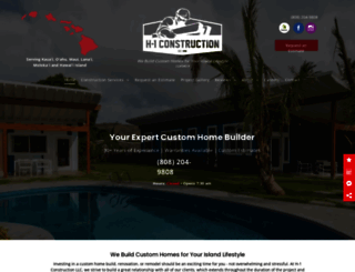 h1constructionhawaii.com screenshot