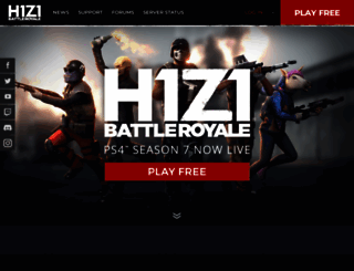 h1z1.com screenshot