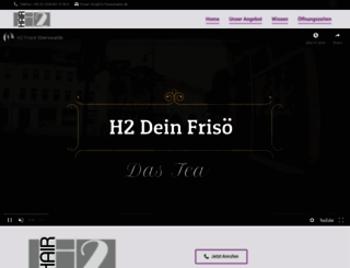h2-friseursalon.de screenshot