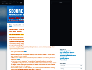 h2020-secure-societies-info-day.b2match.io screenshot