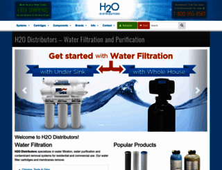h2odistributors.com screenshot