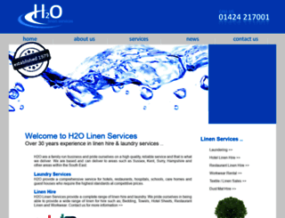 h2olinenservices.com screenshot