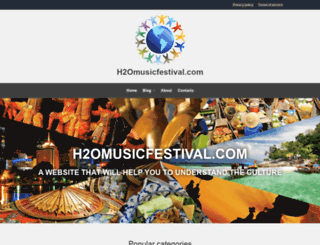h2omusicfestival.com screenshot