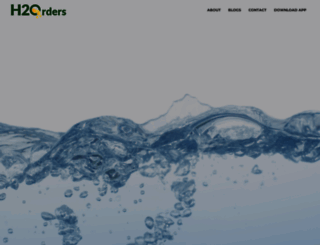 h2orders.com screenshot