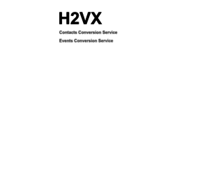 h2vx.com screenshot