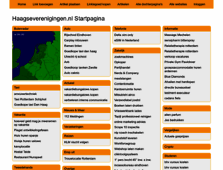 haagseverenigingen.nl screenshot