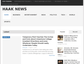 haaknews.in screenshot