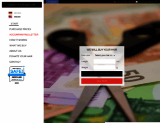 haarankauf.com screenshot