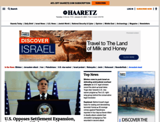 haaretz.com screenshot