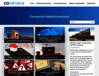 haarlemmermeer.cocensus.nl screenshot