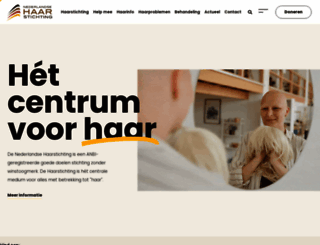 haarstichting.nl screenshot