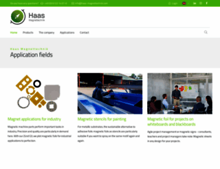 haas-magnettechnik.com screenshot