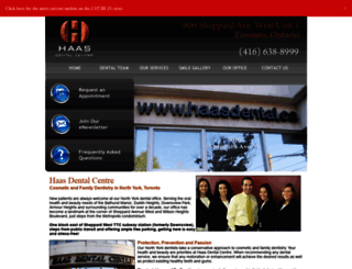 haasdental.com screenshot