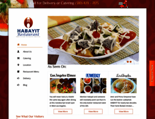 habayitrestaurant.com screenshot