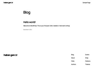 haber.gen.tr screenshot