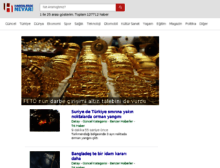 haberlerdenevar.com screenshot